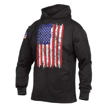 Rothco U.S. Flag Concealed Carry Hoodie Red/White/Blue