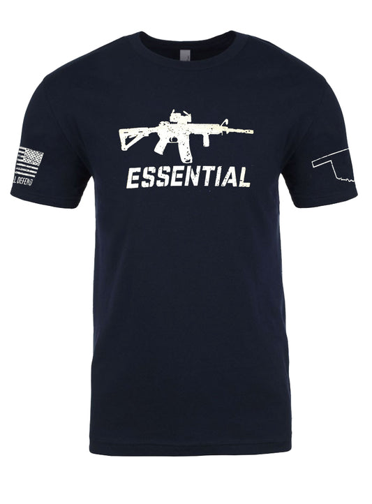 Two Vets Clothing Co. Essential T-Shirt in Black