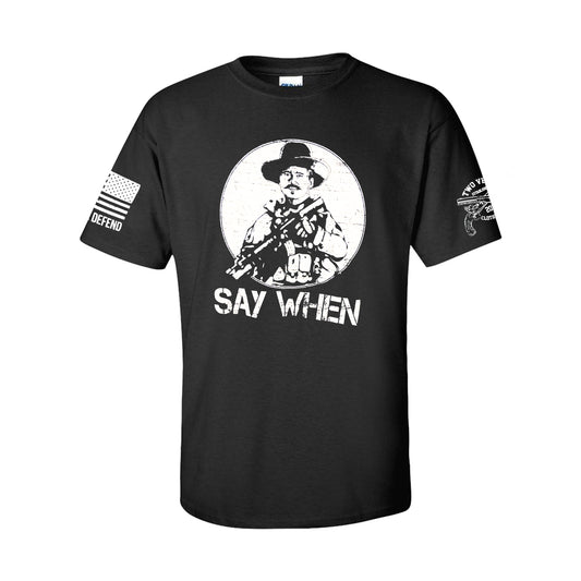 Say When Men's T-Shirt - Black