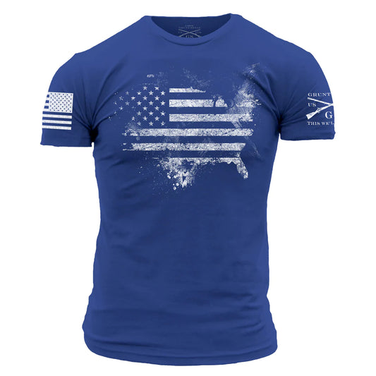 Grunt Style American Acid - Royal, Two Vets Clothing Co.