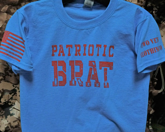 Patriotic BRAT- youth shirt, Two Vets Clothing Co.