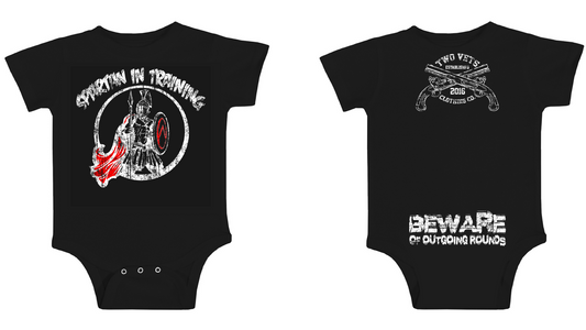 Spartan in Training Onesie  - Black