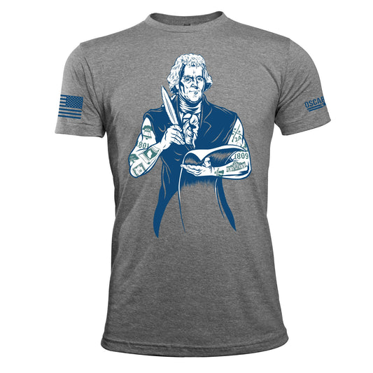 Oscar Mike Thomas Jefferson Tee, Two Vets Clothing Co.