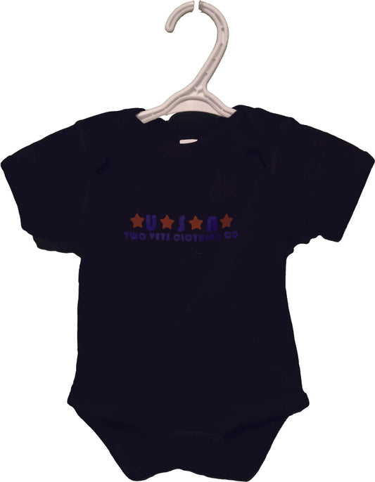 Two Vets U.S.A Onesie
