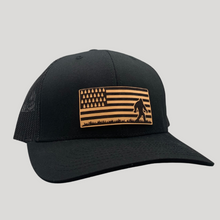 Patriotic Bigfoot Hat black, Two Vets Clothing Co.