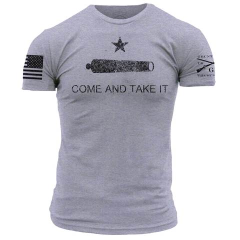 Grunt Style Come And Take It - Heather Grey, Two Vets Clothing Co.