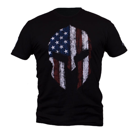 YOUTH - Spartan t-shirt black, Two Vets Clothing Co.