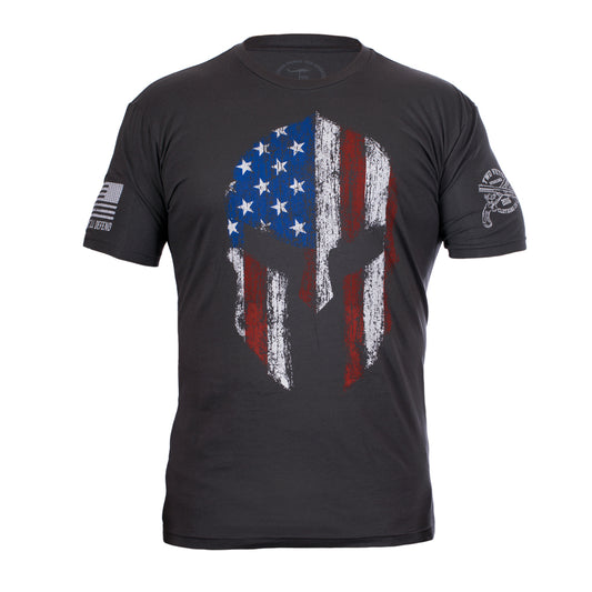 Spartan Helmet Men's T-Shirt, Two Vets Clothing Co.